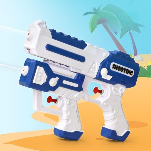Wokaku Water Gun Water Squirt Guns Water Toy Guns for Kid Children Boys and Girls Summer Swimming Pool Party Beach Outdoor Toys (2 PCS - Blue & Orange) in Saudi Arabia