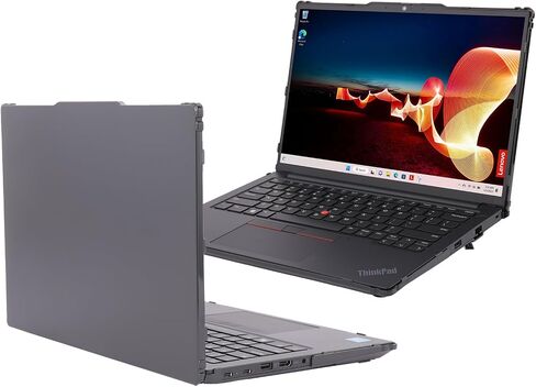 mCover Hard Case ONLY Compatible for 2023-2025 14" Lenovo ThinkPad E14 Gen 5 / Gen 6 Windows Notebook PC (with 180° Hinge, NOT Fitting Any Other Lenovo Models) - Pink in Saudi Arabia