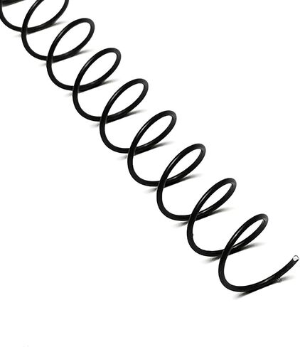 Rayson MTSBR4179-100W لفائف معدنية حلزونية للربط، 4:1 درجة، 48 حلقة، 5/16 بوصة ملف ربط حلزوني معدني، لون أبيض وحزمة من 100 قطعة in Kuwait