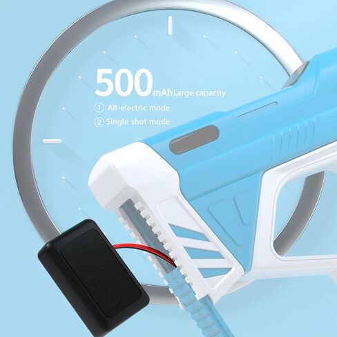 Electric Water Gun,Auto Suction Guns for Adults&Kids,Squirt 39 Ft Range,Automatic Gun,Water Blaster (Blue)… in Saudi Arabia