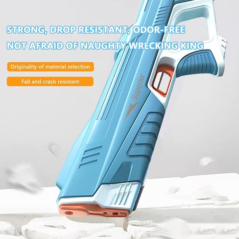 Electric Water Gun,Auto Suction Guns for Adults&Kids,Squirt 39 Ft Range,Automatic Gun,Water Blaster (Blue)… in Saudi Arabia