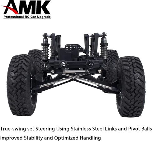 SCX10 Axle Upgrade Part, Twin I-Beam 2WD Pre-Runner Aluminum Suspension Conversion Kit for 1/10 RC Crawler Axial SCX10 I II 90046 90047 Axle Upgrade Part in Kuwait