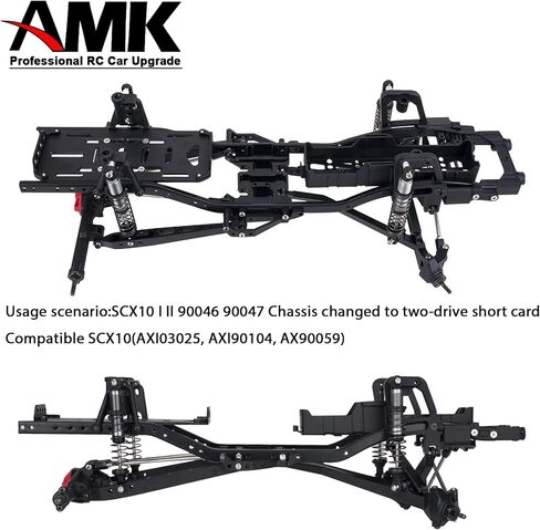 SCX10 Axle Upgrade Part, Twin I-Beam 2WD Pre-Runner Aluminum Suspension Conversion Kit for 1/10 RC Crawler Axial SCX10 I II 90046 90047 Axle Upgrade Part in Kuwait