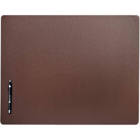 Dacasso Classic Leatherette Mat Desk pad, 24 x 19, Chocolate Brown (P3427)