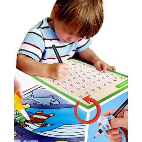 Phased Handwriting Toolkit: Magical Grooved Handwriting Practice for Kids 3-7, Learning Handwriting Practice Kit, Reusable Grooved Handwriting Workbooks (8 Books,6 Pens,4 Grips,40 Refills)