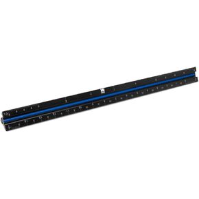 WEN Architect Scale Ruler, 12-Inch, Triangular, Aluminum with Laser-Etched Imperial Drafting Scales (ME333R)