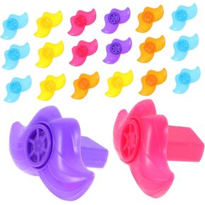 NUOBESTY Mustache Whistles 20Pcs whistle sound whistles bird noise makers train whistle cartoon blowers musical instrument gold medal Lip Whistles