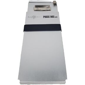 Cite Book Caddy CHP-50-S · Anodized Aluminum Silver · 12-1/8" x 4-1/2" x 1/2" · Storage Organizer