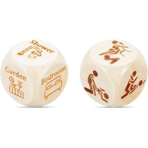 Santa Swap Gift Exchange Dice Stocking Stuffers for Women Men Christmas Party Gifts for Family Party Team Building Office Gifts Ice Breaking Dice White Elephant Gifts for Adults