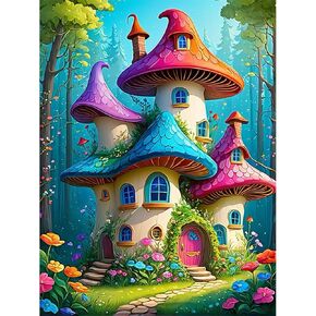 Landscape Diamond Art Kits for Adults-Scenery Diamond Painting Kits for Adults,Landscape Gem Art Kits for Adults for Gift Home Wall Decor(12x16inch)