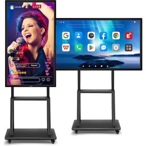 Smart Board, 49" Digital Whiteboard, Electronic Smartboard for Classroom Office Home, Screen Mirroring from Android and iOS for Live Streaming (Board Only)
