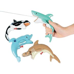 Sea Life Squirt Guns - Games & Activities & Water Toys(assorted pack of 12)