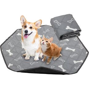 Reusable Pee Pads for Dogs, Washable Reusable Puppy Pads Pet Training Pads, Carpet Floor Protection, Waterproof Machine Wash, 29x38 Inch 1 Pack (Rectangular)