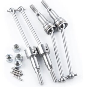 RC CVD Drive Shaft, 2pcs Steel Driveshafts for 1/16 HBX 16889 16889A RC Truck Upgrade
