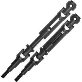 2Pcs Vgoohobby Steel Drive Shaft CVD Driveshaft #14410B Compatible with MJX Hyper Go 14210 14209 1/14 RC Car Upgrade Parts (Black)
