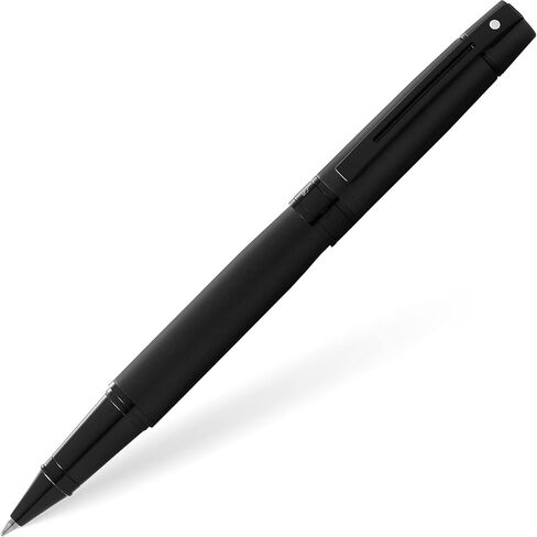 Sheaffer 300 Matte Black Lacquer Pen with PVD Trims and Matching Pouch gift Set (Rollerball) in Saudi Arabia