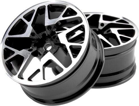 4 عبوات من إطارات العجلات المعدنية بمحور سداسي 12 مم وعرض 26 مم متوافق مع سيارة Traxxas Tamiya TT01 RedCat Sakura D4 XIS HSP HPI 1/10 على الطرق الوعرة (أسود) in Saudi Arabia