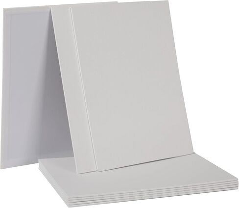 Black Canvases for Painting 9X12 Inch 24-Pack Professional Painting Canvas Panels (9X12IN 24PCS) in Kuwait
