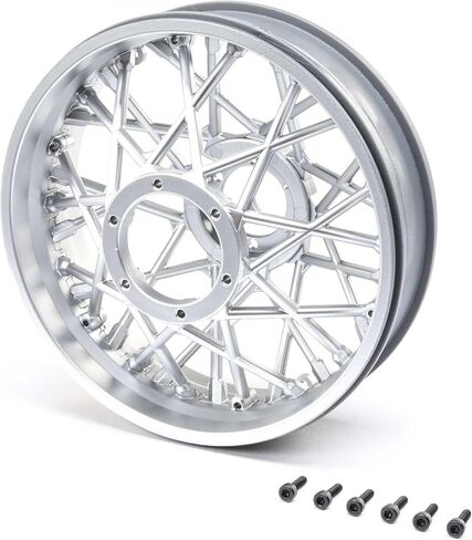 Losi Rear Wheel Set Satin Chrome PM-MX LOS46003 RC Tire in Saudi Arabia