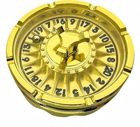 D20 Roulette dice, Unique dice Spinner , Metal D&D Dice Set, Perfect for D&D Dungeons and Dragons, RPG and Pathfinder Role Playing Games ( Gold ) in Saudi Arabia