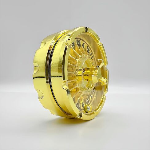 D20 Roulette dice, Unique dice Spinner , Metal D&D Dice Set, Perfect for D&D Dungeons and Dragons, RPG and Pathfinder Role Playing Games ( Gold ) in Saudi Arabia