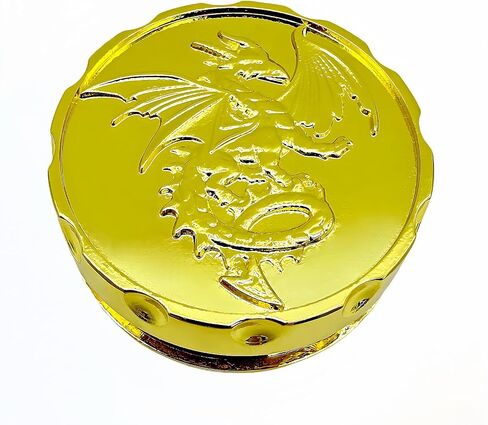 D20 Roulette dice, Unique dice Spinner , Metal D&D Dice Set, Perfect for D&D Dungeons and Dragons, RPG and Pathfinder Role Playing Games ( Gold ) in Saudi Arabia
