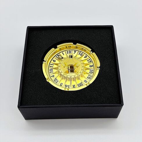 D20 Roulette dice, Unique dice Spinner , Metal D&D Dice Set, Perfect for D&D Dungeons and Dragons, RPG and Pathfinder Role Playing Games ( Gold ) in Saudi Arabia