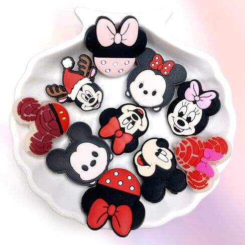 12Pcs Cartoon Dog Cat Silicone Focal Beads for Pens, Cute Focal Beads Bulk for Bead Pens Keychain Jewelry Making (Cartoon) in Saudi Arabia