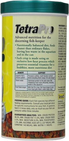 TetraPro Tropical Crisps, Fish Food, Advanced Clear Water Formula in Saudi Arabia