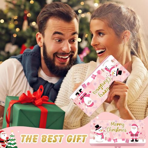 Christmas Money Holder or Gift Card Holder Christmas Surprise Money Holder with 10 Slots Xmas Gift Card Holder for Christmas Cash Gift Card Supplies(Red,Classic) in Saudi Arabia