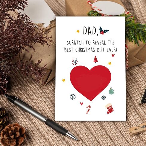 GYYsweetus Christmas Card for Mom Funny, Scratch Xmas Card for Mother from Son or Daughter (It’s Me I’m the Gift) in Saudi Arabia