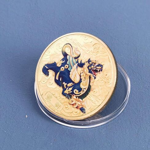 أداة خدش تذكرة اليانصيب الرائعة للوحش البري Pi Xiu - عملة تحدي سحر الحظ السعيد الصينية in Kuwait