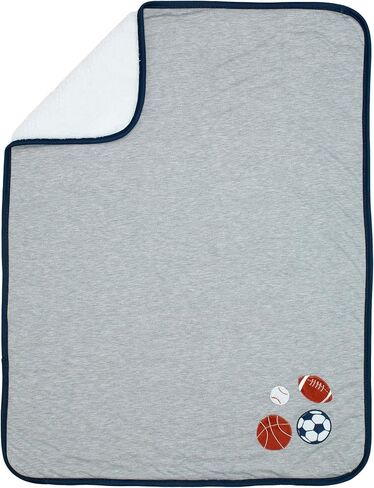 Lambs & Ivy Woodland Forest Gray Fleece Bear Nursery Baby Blanket in Kuwait