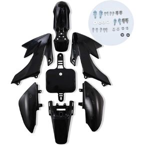 CLEO Plastic Fender Fairing Body Work Kit Set，Plastic Body Fender Kit 7 piece for CRF50 Chinese Mini Dirt Bikes
