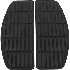 SHMT Pair Front Driver Rider Rubber Insert Floorboard Footboards Compatible with Harley Touring Electra Glide Road King Softail