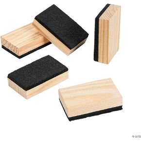 Mini Dry Erase Erasers - 12 Pieces - Classroom Teacher Supplies Learning Activities for Kids