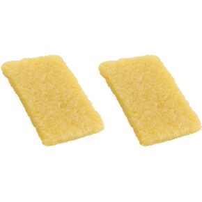 E-outstanding 2pcs Crepe Eraser Rubber Cement Adhesive Pick-Up Eraser Rub Glue Sheet Wipe Glue Eraser 5.2cm Length 3.6cm Width