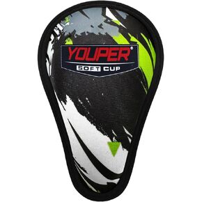 Youper Youth Elite Soft Foam Protective Cup (Ages 7-12), Boys Athletic Cup for Baseball, Football & T-Ball