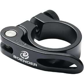 Boenoea Bicycle Quick Release Seatpost Clamp Anodised Aluminium Alloy 31.8mm/34.9mm/28.6mm