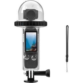 40M/131FT Dive Case Compatible for DJI Osmo Pocket 3 Waterproof Case Protective Underwater Diving Housing Cover Shell with Accessories for Osmo Pocket 3 Action Camera