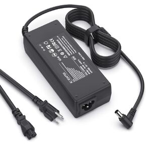 DC 19V Power Cord for Samsung TV 32" UN32J400, UN32J4000AF, UN32J400DAF, UN32J5205, UN32J5205AF, UN32J5003, A4819-FDY, BN44-00835A; LG Electronics 19" 20" 22" 23" 24" 27" Monitor AC Adapter