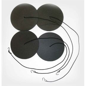 مراسي رملية لخط ملعب الكرة الطائرة الرياضية Tandem - مراسي محكمة للكرة الطائرة الشاطئية - مراسي قرصية للحفاظ على خطوط ملعب الكرة الطائرة في براعة - أسود in Kuwait