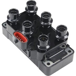 ENA Ignition Coil Pack Compatible with Ford Mazda Mercury F150 E150 E250 Econoline Mustang Ranger Taurus Windstar B3000 Cougar Mystique Sable Thunderbird 3.0L 3.8L 4.2L V6 Replacement For FD488 C901