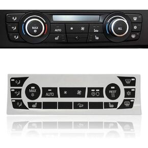AC Climate Control Button Repair Stickers Compatible with BMW 3 Series 2006-2011 E90 E91 E92 Replacement Decal Stickers