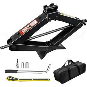 GTYORUS Scissor Lift Jack for Car - Max 2.5 Ton (5511 lbs) Capacity Car Jack- Lifting Jack Car Kit with Wrench for Auto/SUV/MPV