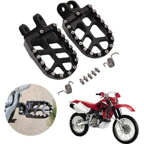 AnXin Dirt Bike Foot Pegs Motorcycle Footpegs Foot Pedals Rests CNC for CRF250F 19-24 XR150L 15-24 CRF150F CRF230F 03-19 Hawk 250 Dirt Pit Bike Black