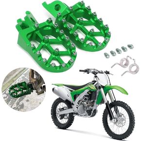 AnXin Foot Pegs Footpegs Footrests Foot Pedals Rests CNC MX for KLX300 KLX300R KLX300SM 97-07 20-24 KLX250 06-20 KLX250S 09-14 KLX250R 94-96 KLX650 93-96 Dirt Bike Quenching