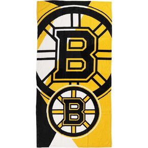 Northwest Boston Bruins 30 x 60 inch Beach Towel, Puzzle Design