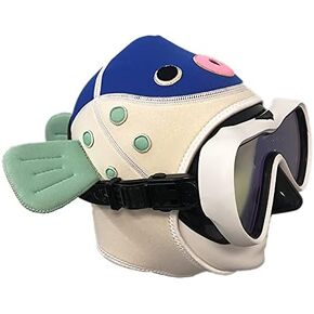 Wetsuit Hood Puffer Fish 3mm Neoprene Scuba Diving Hood for Men Women Youth Scuba Head Cover Dive Cap Surfing Thermal Hood for Kayaking Snorkeling Swimming Sailing Canoeing Water Sports