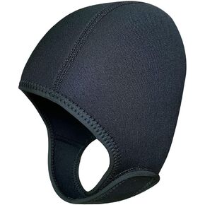 LOOEEL 2.5mm Neoprene Dive Cap Surf Cap,Diving Hat,Thermal Wetsuit Hood Cap with Chin Strap,Windproof Cap for Surfing Kayak Rafting Canoe Snorkeling Water Sports